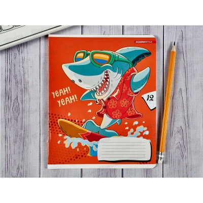 Тетрадь 12листов клетка АКАД Крутые виражи., EAC-10550/5 *20/120 Тетрадь 12листов клетка АКАД Крутые виражи., EAC-10550/5 *20/120