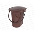 Ведро-туалет 18л коричневый М7619 *10 Ведро-туалет 18л коричневый М7619 *10
