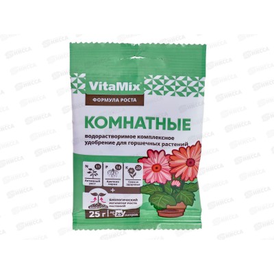 БИО МАСТЕР VitaMix 25г Комнатные, комплексное удобрение*100 БИО МАСТЕР VitaMix 25г Комнатные, комплексное удобрение*100