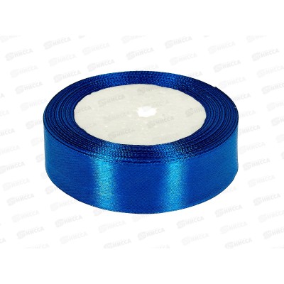 Лента упаковочная атласн MI Классика 25см х 22м синий БЛ-5615