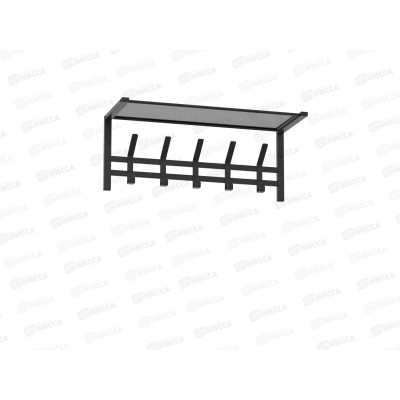 Вешалка для одежды с полкой "Торонто 21" ВСПГ21 Вешалка для одежды с полкой "Торонто 21" ВСПГ21