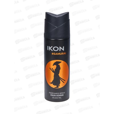 IKON DEODORANT SAMURAI муж дез 200мл *12