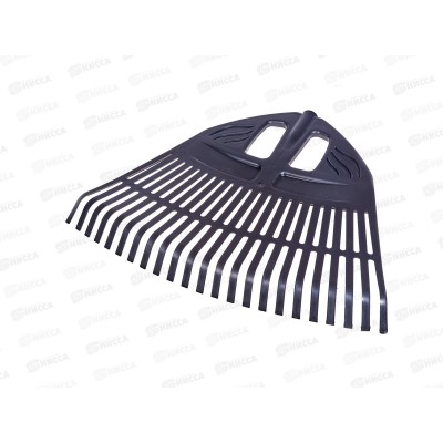 Грабли веерные пластмассовые 23 зуба &quotГардения&quot черный 500мм, 010821  *20