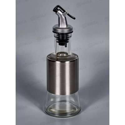 Бутылка для уксуса/масла/соуса 200мл стекло/нерж AST-006-G-200 Бутылка для уксуса/масла/соуса 200мл стекло/нерж AST-006-G-200