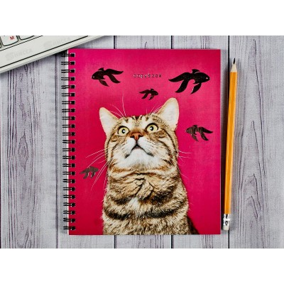 Тетрадь 80л кл. ЭКСМ Котики, греб.,ТСФ807718 *6/60 Тетрадь 80л кл. ЭКСМ Котики, греб.,ТСФ807718 *6/60