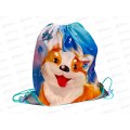 Сумка для сменной обуви deVente Hey Corgi 40*47 см вст. из сетки 7040376 *12Сумка для сменной обуви deVente Hey Corgi 40*47см вставка из сетки 7040376*12