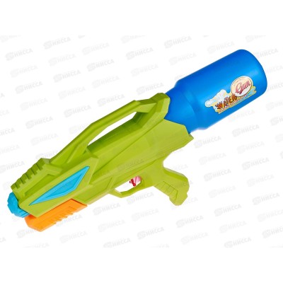 Пистолет водный 380мм (580мл, дальность 6-8м) ИК-0536 пакет *48 Пистолет водный 380мм (580мл, дальность 6-8м) ИК-0536 пакет *48