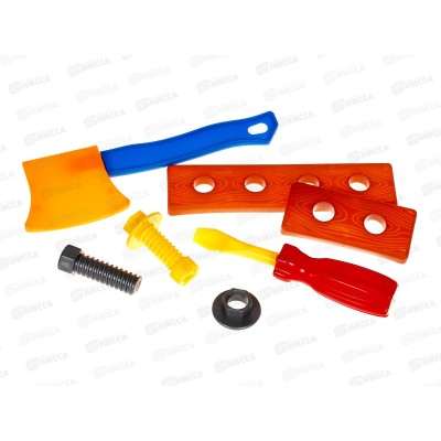 Набор инструментов "Плотник-2" (8 элементов) Y24610041 в пакете Набор инструментов "Плотник-2" (8 элементов) Y24610041 в пакете