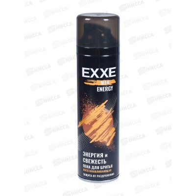 EXXE MEN Пена для бритья Восстанавливающая ENERGY 200мл *6 С0007503 EXXE MEN Пена для бритья Восстанавливающая ENERGY 200мл *6 С0007503