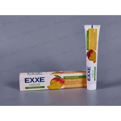 EXXE зубная паста natural Манго и мята 75мл *12 С0007340