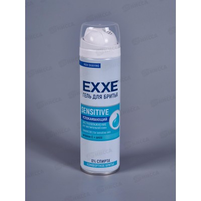EXXE Гель для бритья SENSITIVE для чувствительной кожи 200мл *6 С0006915 EXXE Гель для бритья SENSITIVE для чувствительной кожи 200мл *6 С0006915