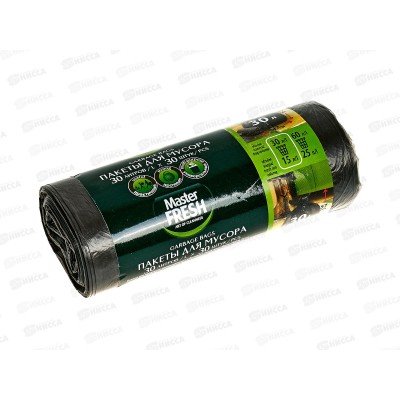 Master FRESH мешки д/мусора 30л 30шт *50 С0004292 Master FRESH мешки д/мусора 30л 30шт *50 С0004292