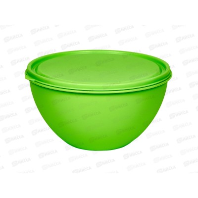 Миска 2л с цветной крышкой салатовый Ангора *18 Миска 2л с цветной крышкой салатовый Ангора *18