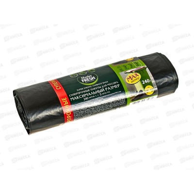 Master FRESH мешки для мусора 240л 5шт 40мкр суперпрочные *20 С0006267