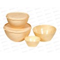 Набор мисок с цветными крыш 2+4л Салатник 0,6+2,5л крем (Ангора) *12 Набор мисок с цветными крыш 2+4л Салатник 0,6+2,5л крем (Ангора) *12