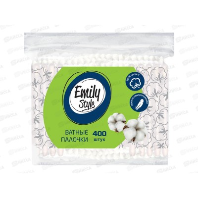 Emily Style Ватные палочки 400шт пакет *24 С0007219 Emily Style Ватные палочки 400шт пакет *24 С0007219