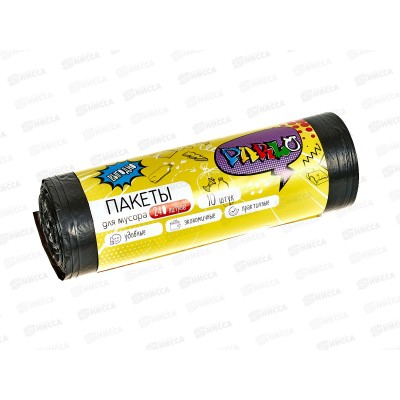 PARLO мешки для мусора 240л 10шт Черные *10 С0007155 PARLO мешки для мусора 240л 10шт Черные *10 С0007155