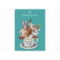 Тетрадь нотн. 8л ФЕН А4 Зайки,63519*100 Тетрадь нотн. 8л ФЕН А4 Зайки,63519*100