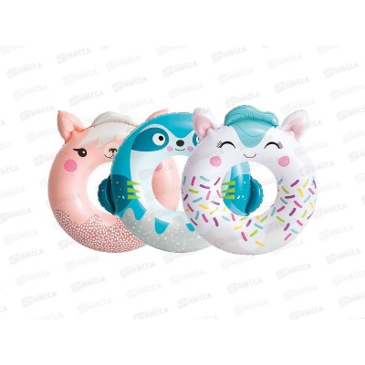 Круг надувной 59266 Милые животные (76см) от 8-ми лет INTEX *24 Круг надувной 59266 Милые животные (76см) от 8-ми лет INTEX *24
