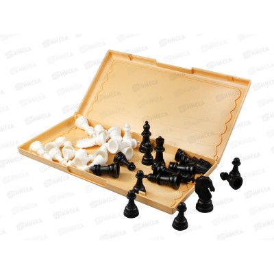 Шашки-Шахматы (большие бежевые) 03889