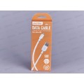 Кабель S01 MicroUSB д/зарядки, белый, 2.4А, 1м, Smartbuy (iK-12-S01w)