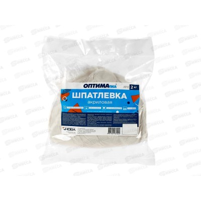 Шпатлевка акриловая для внутренних работ Оптималка 2кг *10