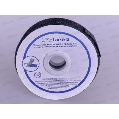 Липучка &quotGamma&quot 25мм LG-25, 5м Черный