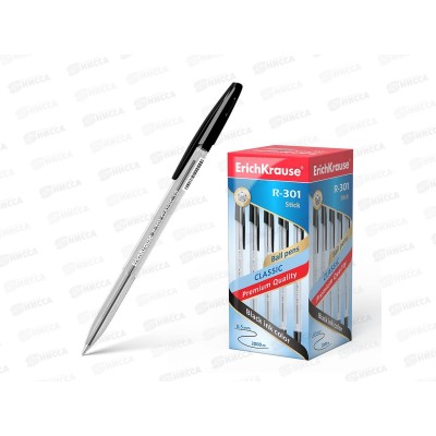 Ручка шариковая EK43185 R-301 Amber, черная, 1.0мм *50/400/3200 Ручка шариковая EK43185 R-301 Amber, черная, 1.0мм *50/400/3200