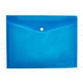 Папка с кнопкой inФОРМАТ А5+ пр., 180мкм, синяя PK65А5В *10/100