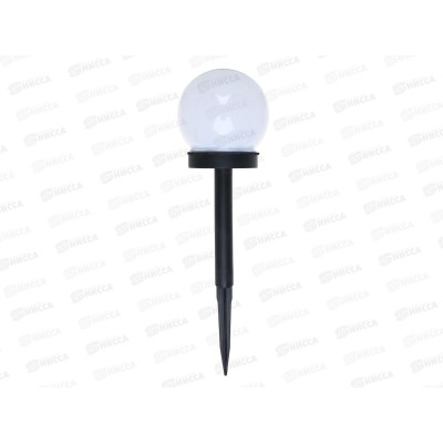 Фонарь садовый солнечная батарея  10*34см Шар 1,2Вт INBLOOM 475-306 г *80