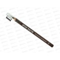 Карандаш Nice 814-4 с щеточкой  Коричневый *12