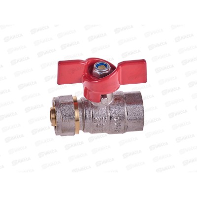 Кран шаровой для металлопластиковых труб цанга-гайка 16х1/2, 36227 PROFLINE