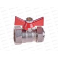 Кран шаровой для м/п труб цанга-гайка 20х3/4, 36228 PROFLINE