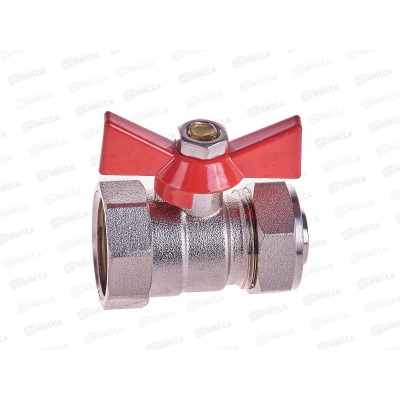 Кран шаровой для м/п труб цанга-гайка 20х3/4, 36228 PROFLINE