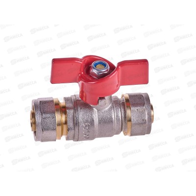 Кран шаровой для металлопластиковых труб цанга-цанга 16х16, 36233 PROFLINE Кран шаровой для металлопластиковых труб цанга-цанга 16х16, 36233 PROFLINE