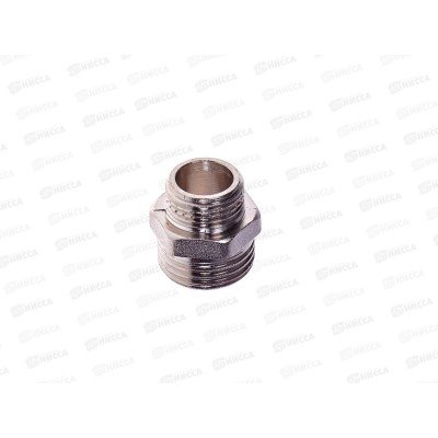 Ниппель переходной 1/2х3/8 НН (никель), 36368 PROFLINE