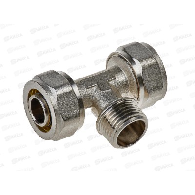 Тройник 20х1/2х20 цанга-штуцер, 36272 PROFLINE Тройник 20х1/2х20 цанга-штуцер, 36272 PROFLINE