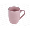 Кружка 320мл цвет розовый матовый 320м/роз *12/48