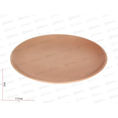 Тарелка плоская круглая d-17,5см (12/72) цвет розовый матовый тм7/роз Тарелка плоская круглая d-17,5см (12/72) цвет розовый матовый тм7/роз