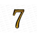 Номер квартирный самоклеющийся &quot7&quot (055794) *100
