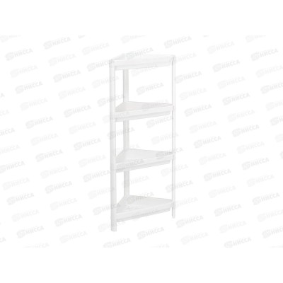 Этажерка 4-х секционная треугольная Белый М2707 *3 Этажерка 4-х секционная треугольная Белый М2707 *3