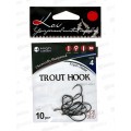 Крючок KOI &quotTROUT HOOK" р. 4 (INT) цвет BN, КН8501-4BN 10шт