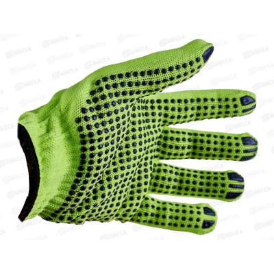 Перчатки хлопчатобумажные с пвх покрытием №10 TF-D219 *600