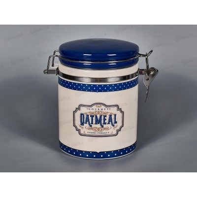Банка для сыпучих продуктов (клипс) &quotGourmet&quot 630мл, 14х10х15см, L2521079 *24