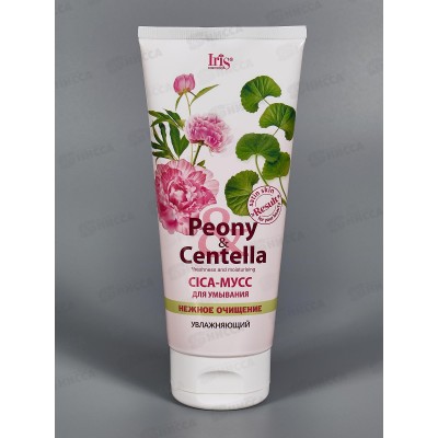 IRIS Peony Centella CICA-мусс для умывания Нежное очищение 170мл *12 IRIS Peony Centella CICA-мусс для умывания Нежное очищение 170мл *12