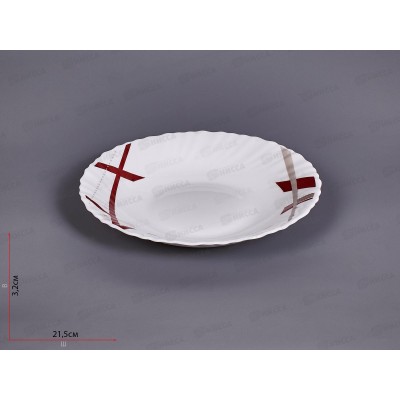 Тарелка суповая круглая d-21,5см Линда 20015-ствч8,5 *6/48 Тарелка суповая круглая d-21,5см Линда 20015-ствч8,5 *6/48