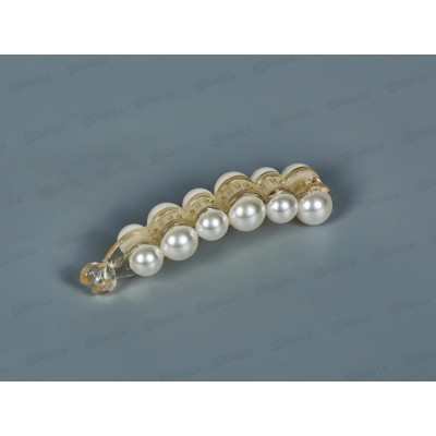 Заколка-банан прозрачная под жемчуг №6812 Заколка-банан прозрачная под жемчуг №6812