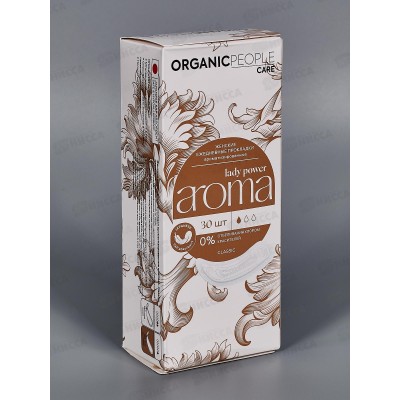 Organic People LP Гигиенические прокладки  AROMA Classic 30шт *12 5649