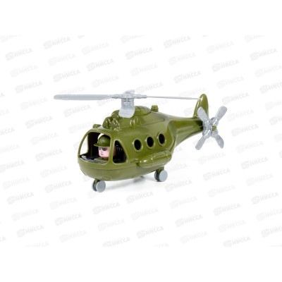 Вертолёт военный &quotАльфа&quot 72436 (в сеточке)  *24