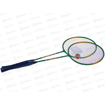 Бадминтон (ракетка 2шт, волан, чехол) металл SILAPRO 136-020 *50 г
